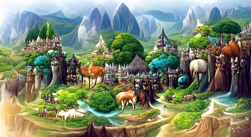 Shandia: A Harmonious High Fantasy World