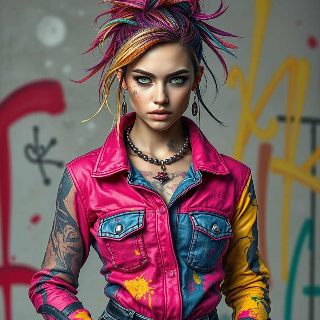 Vibrant Urban Artiste Unleashes Creativity