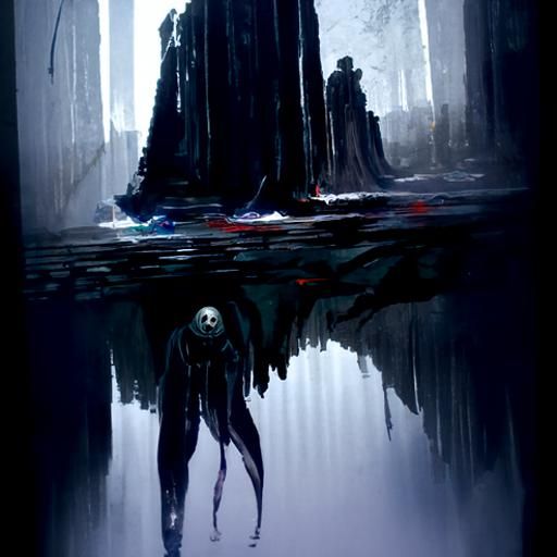 Sinister Abyss in Dark Fantasy Style