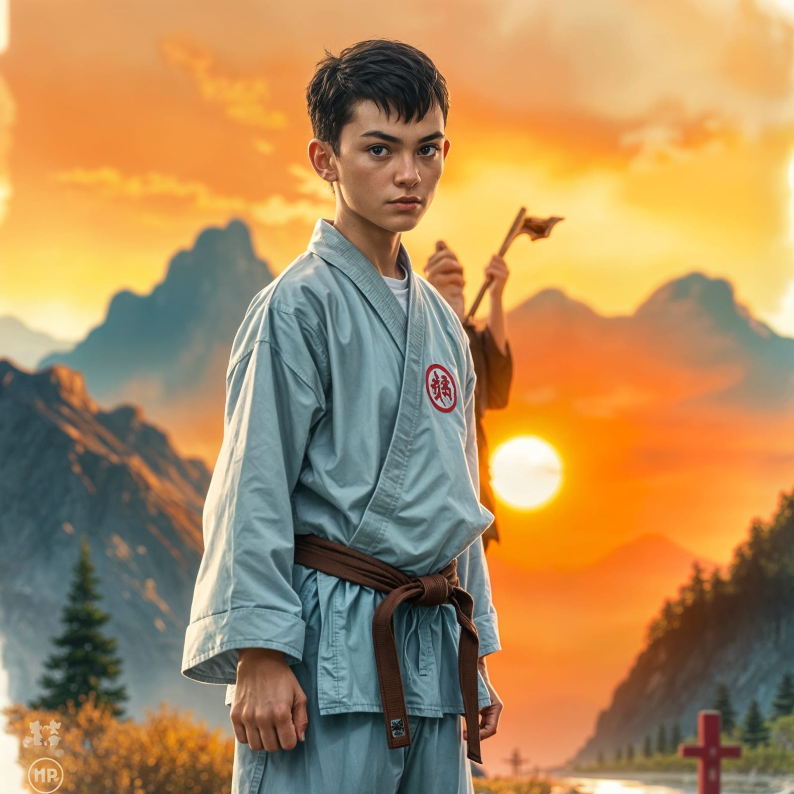 Karate Kid AI Generated Image