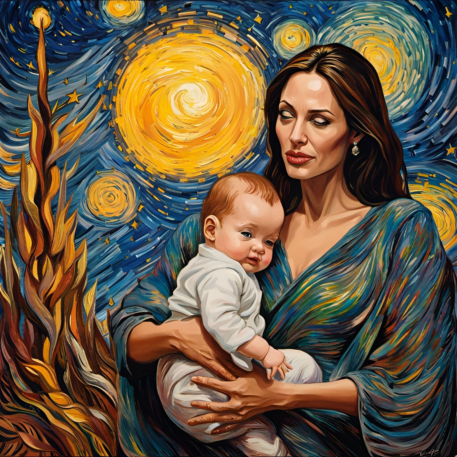 Angelina Jolie as Babysitter