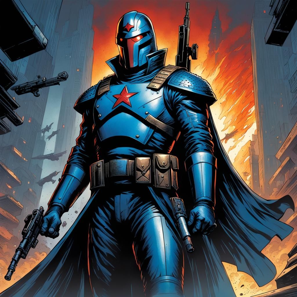Cobra Commander Comic Book Art