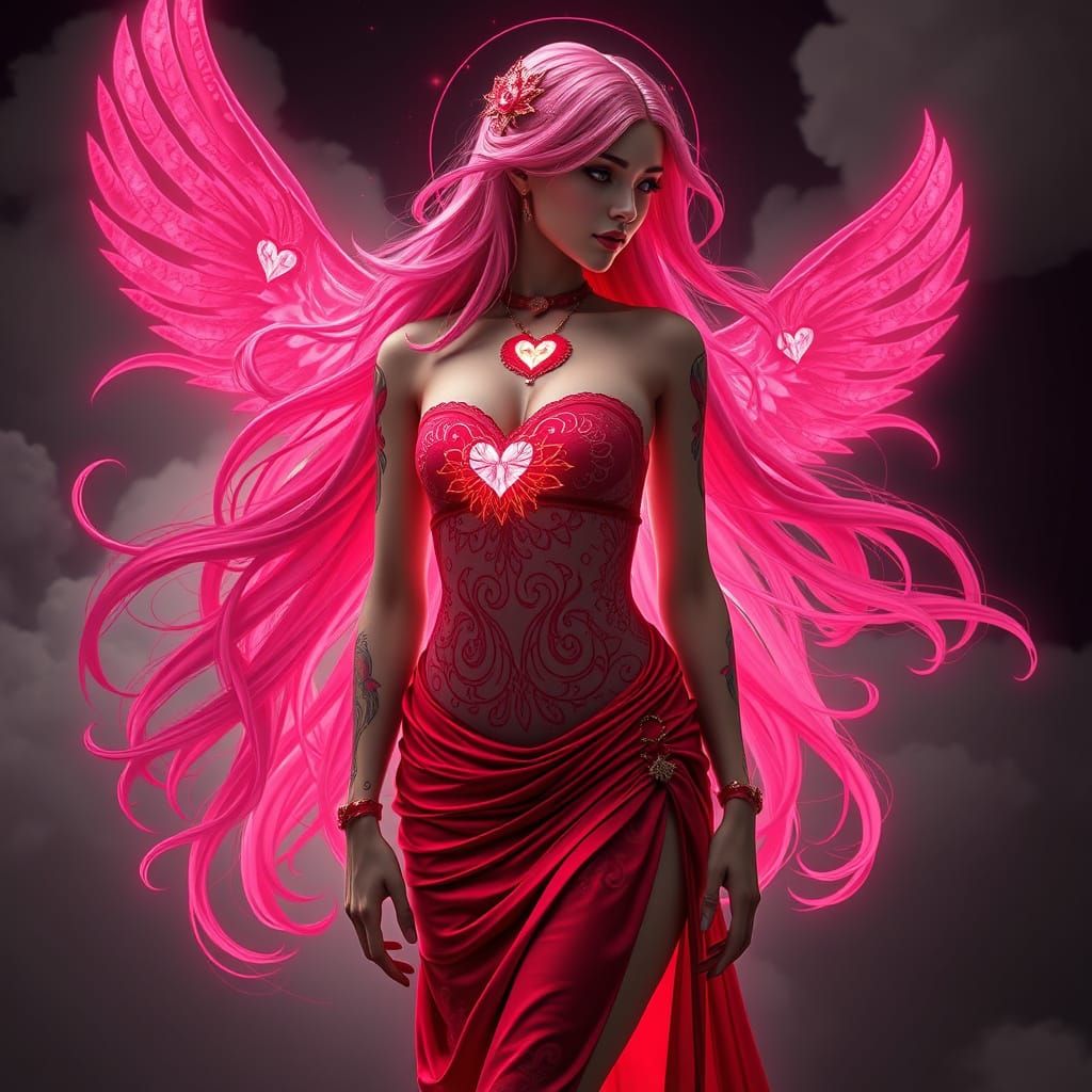 Goth Goddess Venus, Mother of Cupid, in Radiant Glory