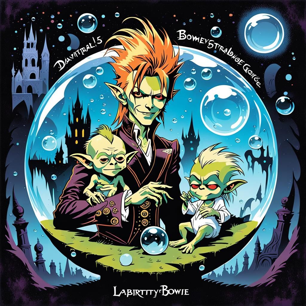 David Bowie as Jareth in Fantasy Labyrinth