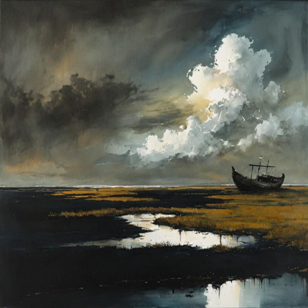 Strandaglópur í hið mýri