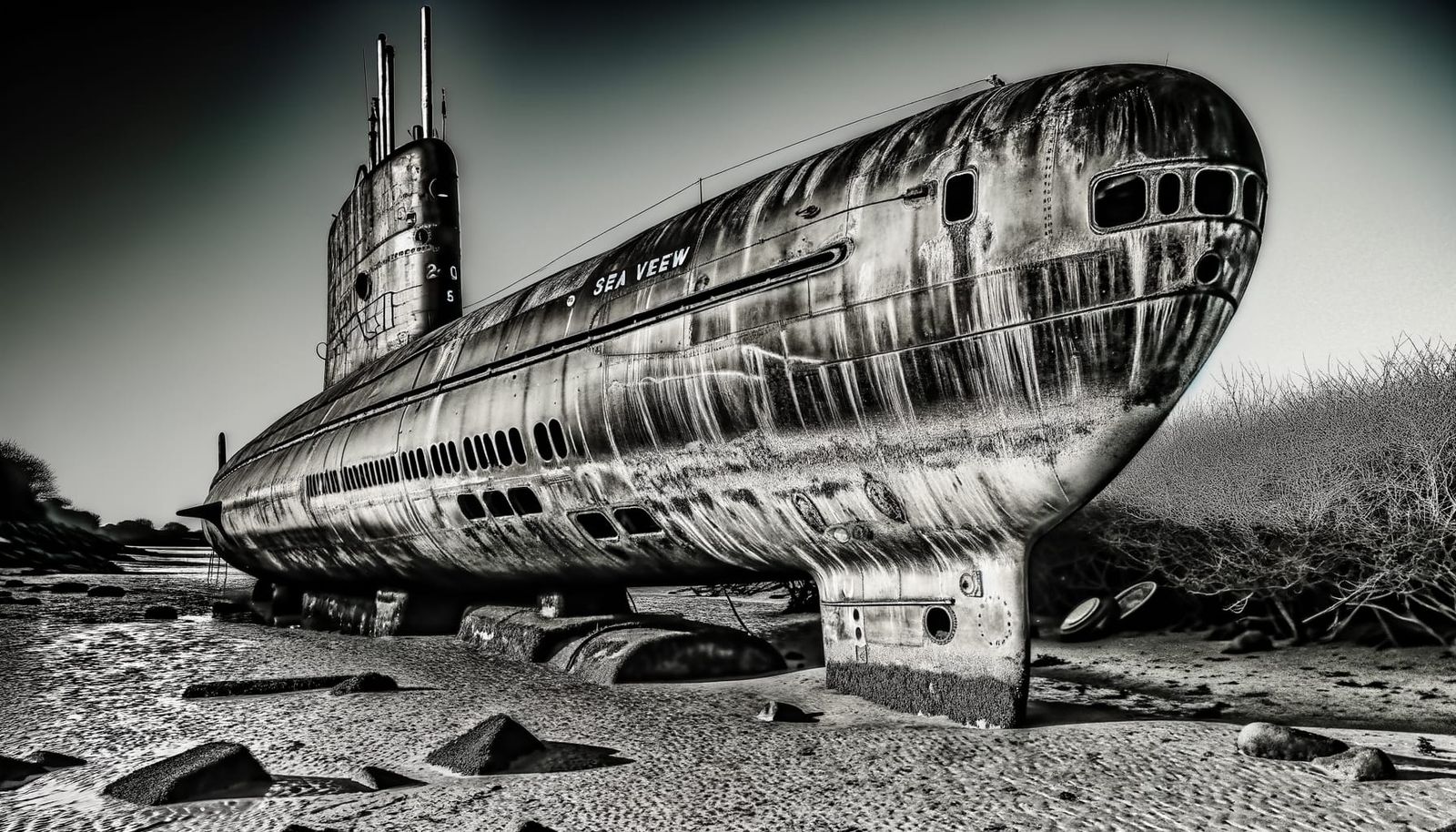 Decaying Submarine 'Sea View' on Sunny Coast