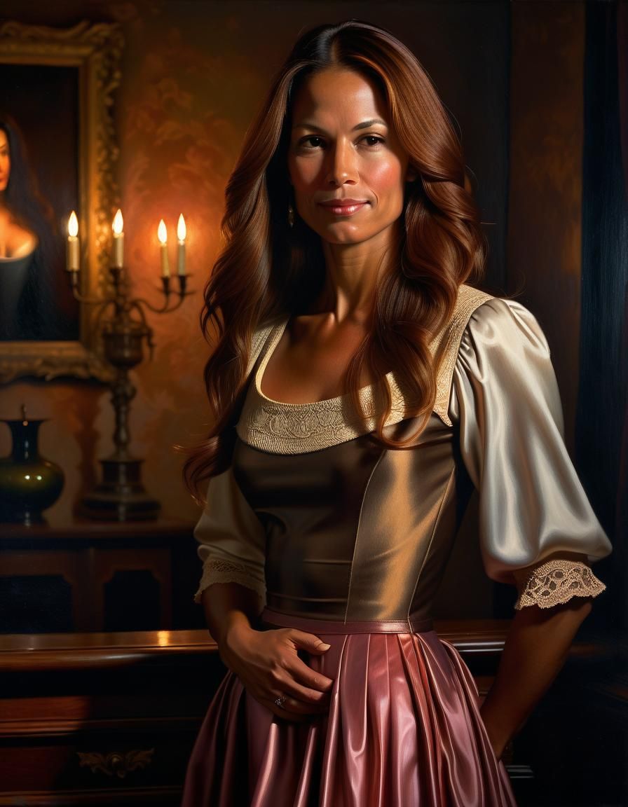 Elegant Woman in Soft Dawn Light