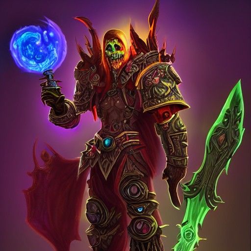 Astral Cosmic Undead Illustration in 8K