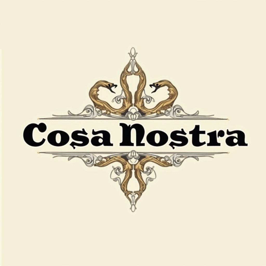 Modern Logo Design: Cosa Nostra in Futurism Style