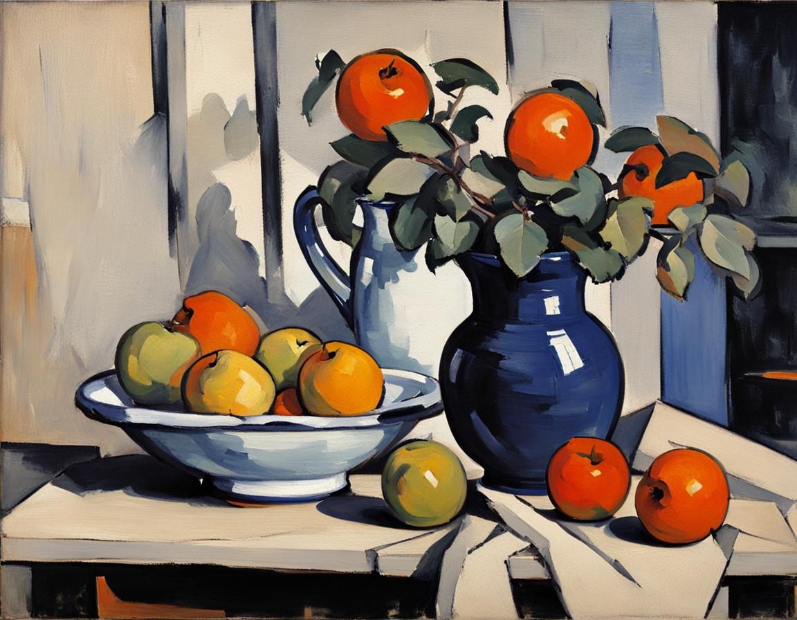 Post-Impressionist Still Life Oil Painting