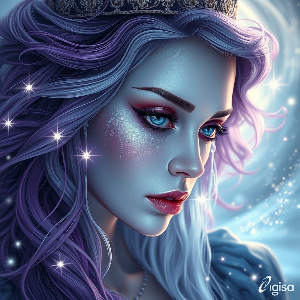 Galactic Goddess Weeps Stardust