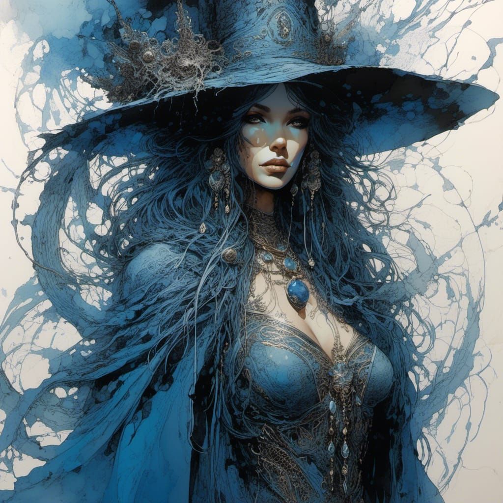 Elden Ring Witch with Fractured Skin