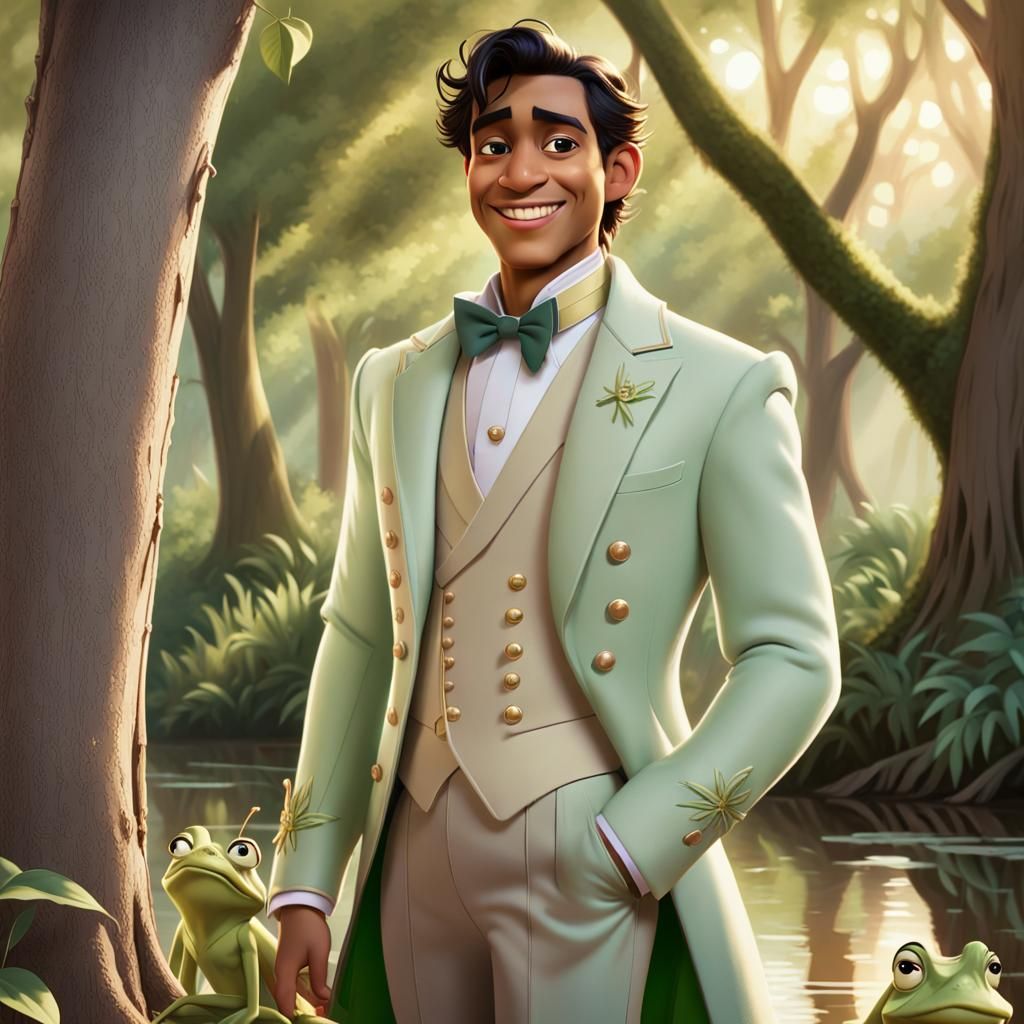 "I am Prince Naveen..*SMACK*... of Maldonia." 👑🐸