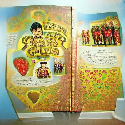 Sgt. Pepper's Golden Book Illustration