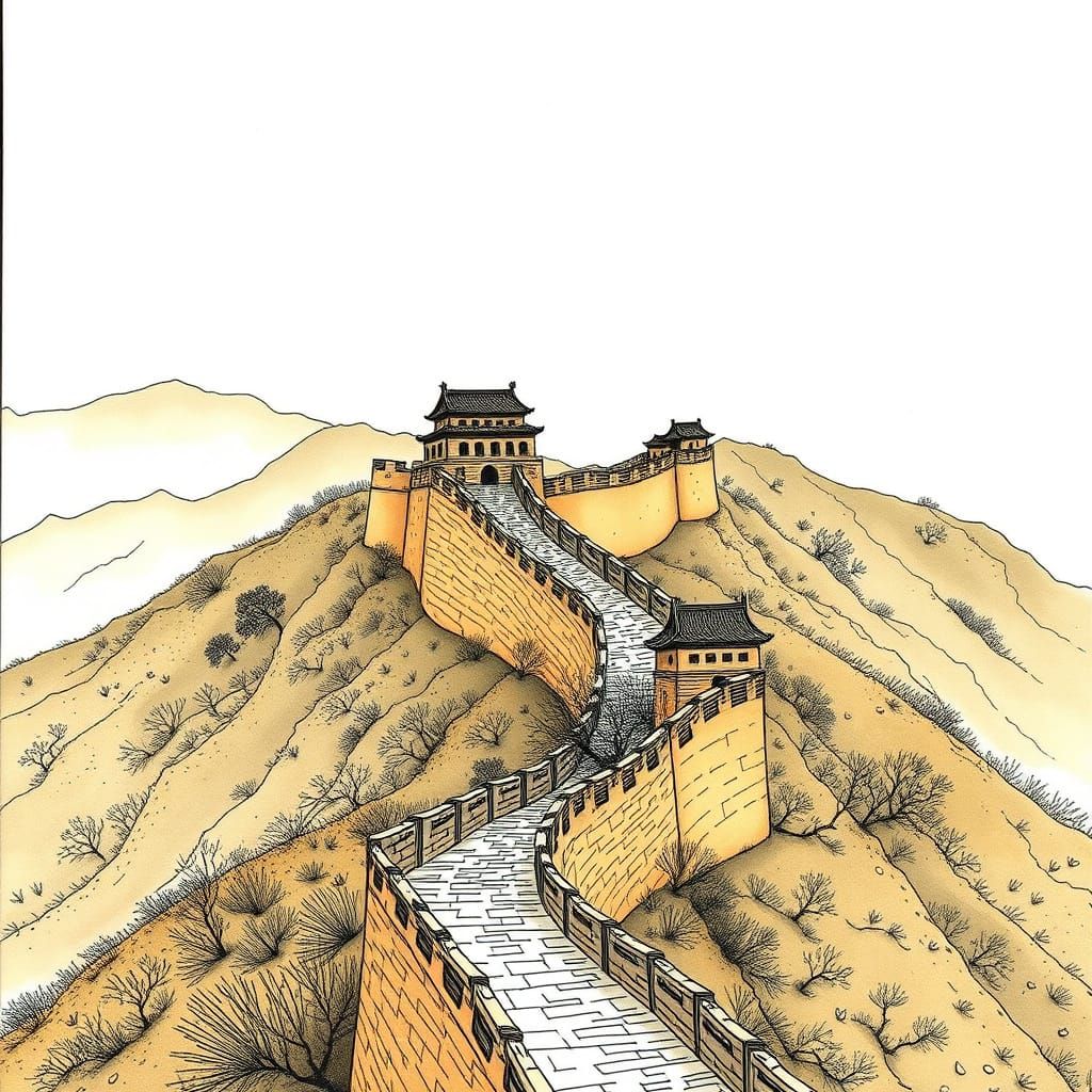 The great wall of China