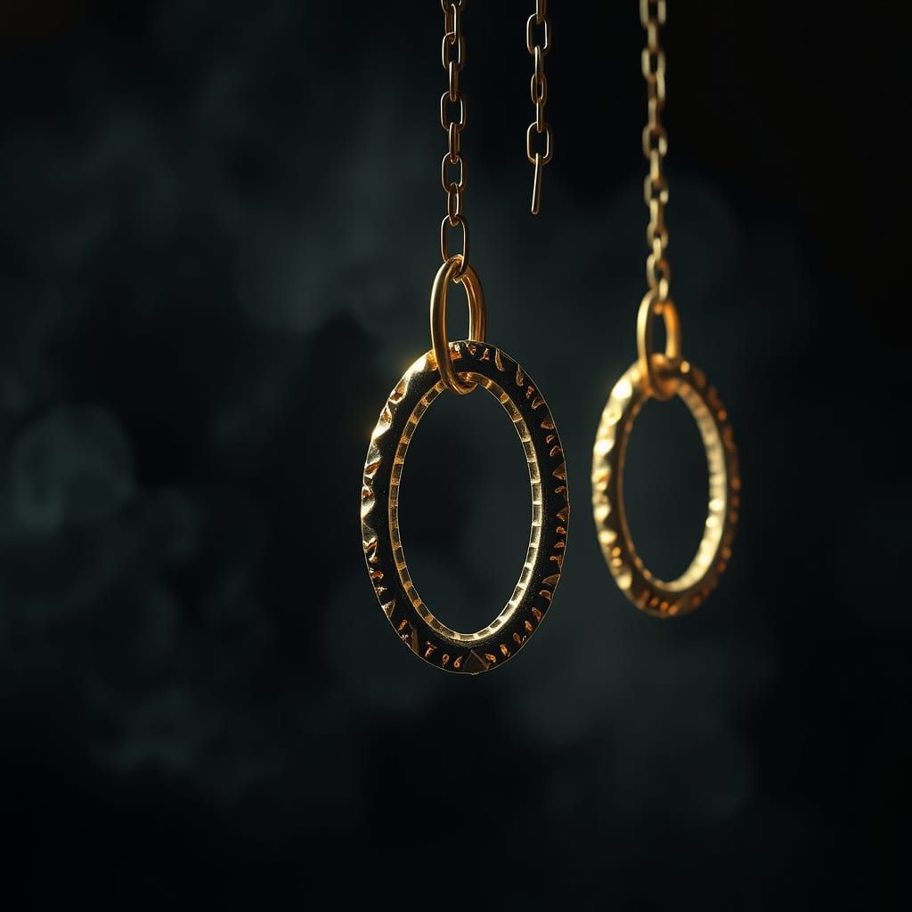 Magical Chains in Ethereal Glow