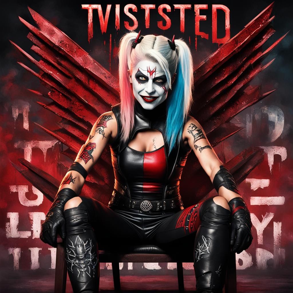 Dark Goddess Laughing in Flames: A Fantasy Art Piece