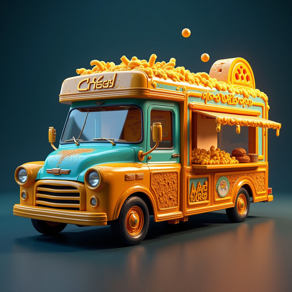 Mac N Cheese Food Truck with Twin Turbos