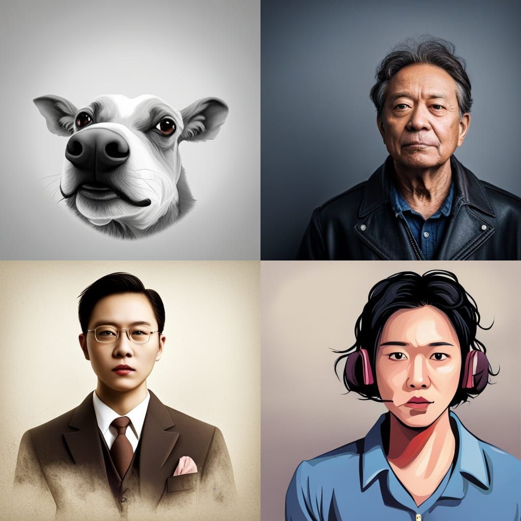 Cartoon Cow Blowing Kiss Sticker Illustration