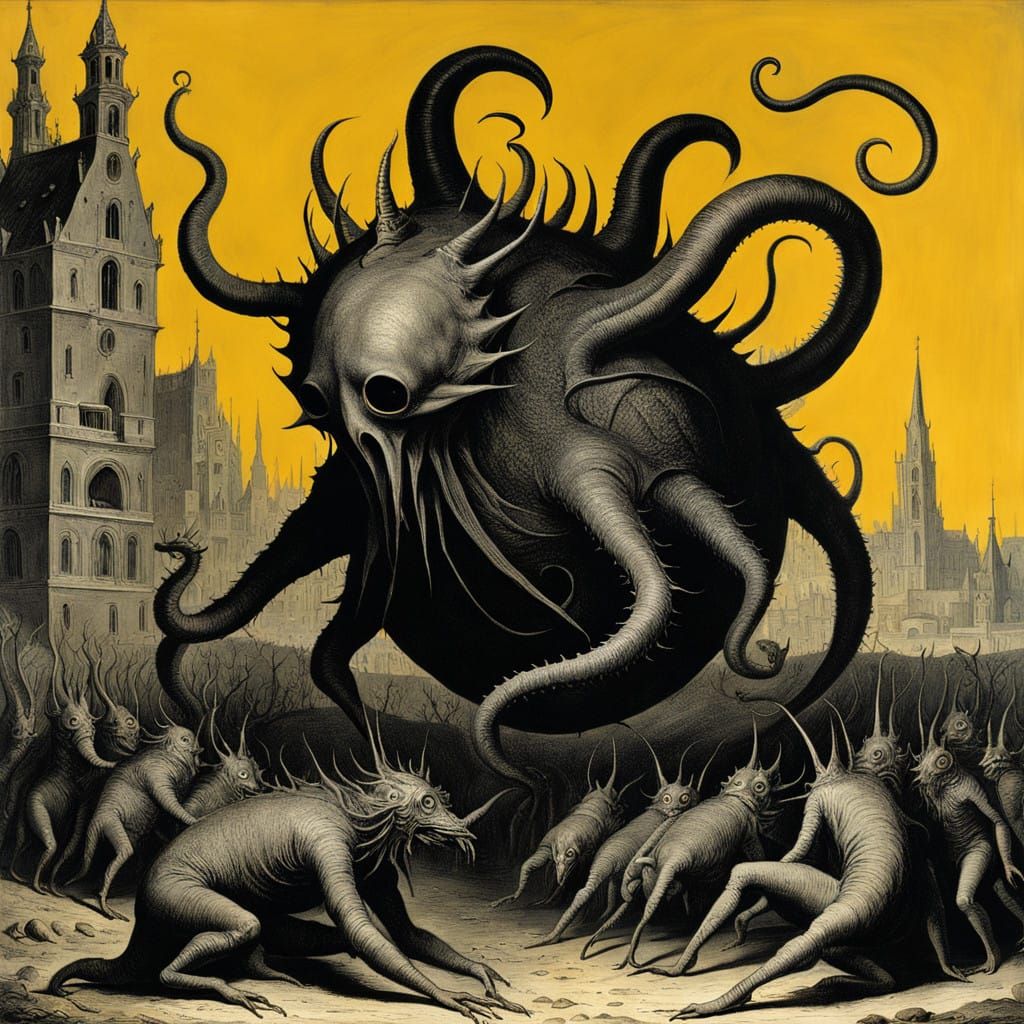 Terror Beyond Human Understanding in a Hyperdetailed, Lovecr...