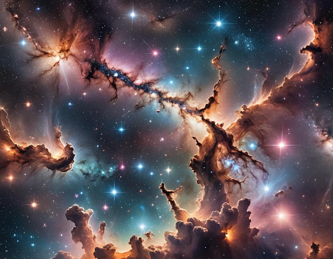 Breathtaking Celestial Majesty of the Night Sky