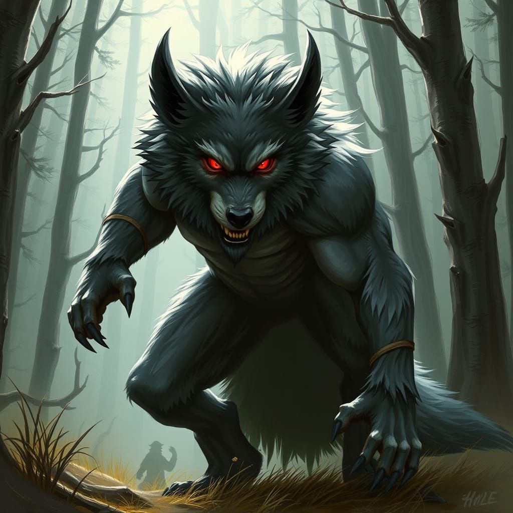 Mighty Minotaur Wolf of the Woods