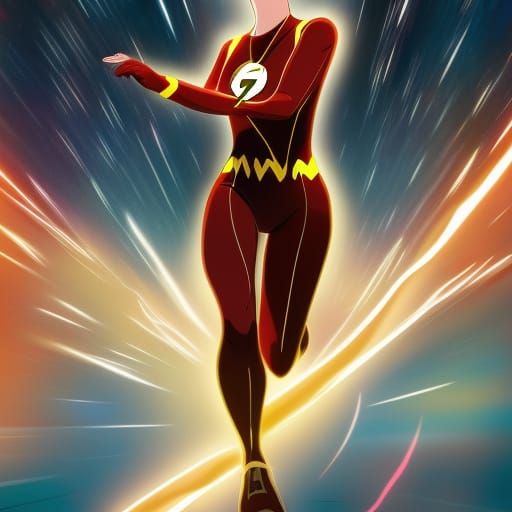 Daisy Ridley as The Flash: Studio Ghibli Anime