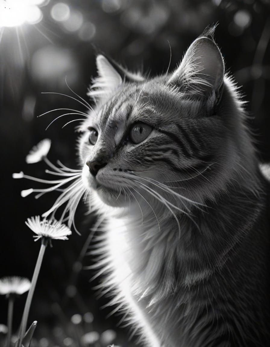 Black and white picture....