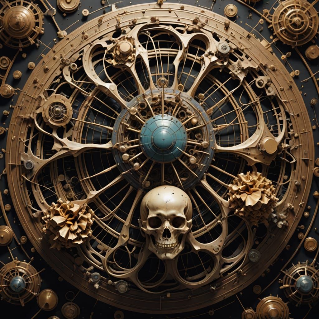 Abstract Art of Sound and Texture Blended