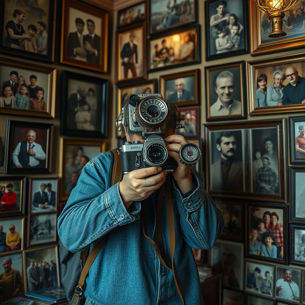 Street Photographer Captures Family History in Matte Paintin...