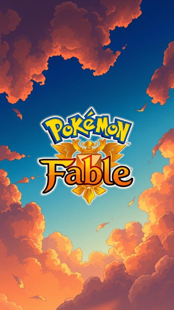 Manga-Inspired Pokémon Fable Cover Art in Anime Style