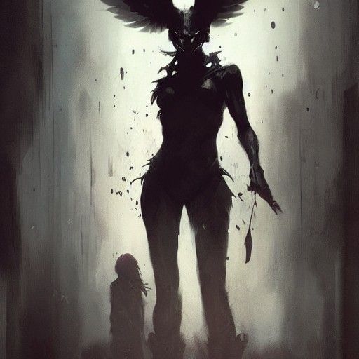 Sinister Figure in Dark Fantasy Style