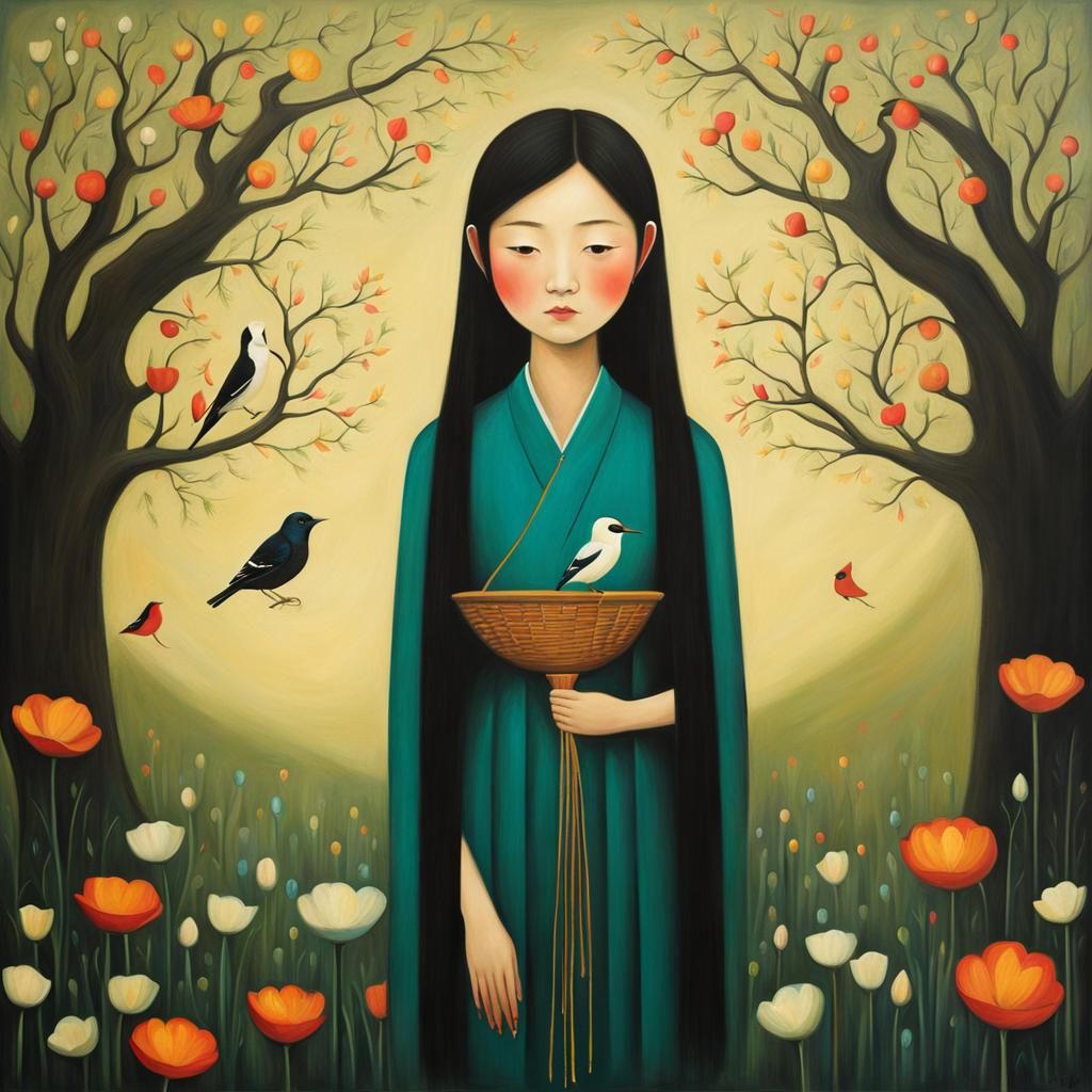 Dreamlike Portrait in Duy Huynh Style