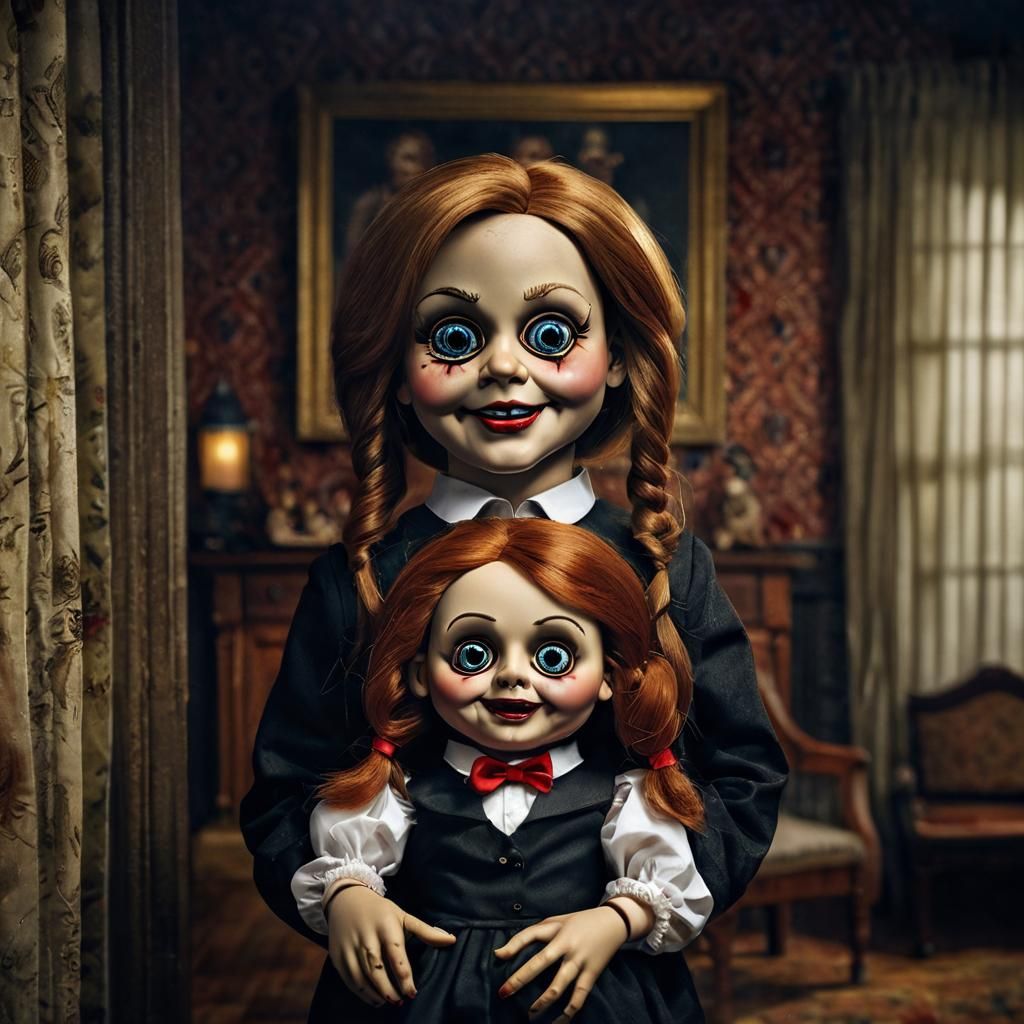 Haunted Ventriloquist Doll Horror Movie Poster