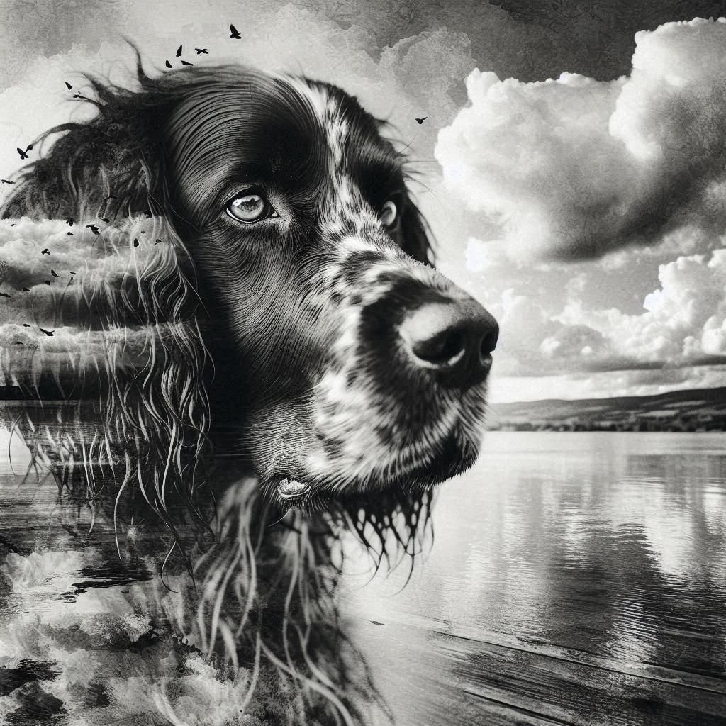 Painting and Charcoal Drawing Combination