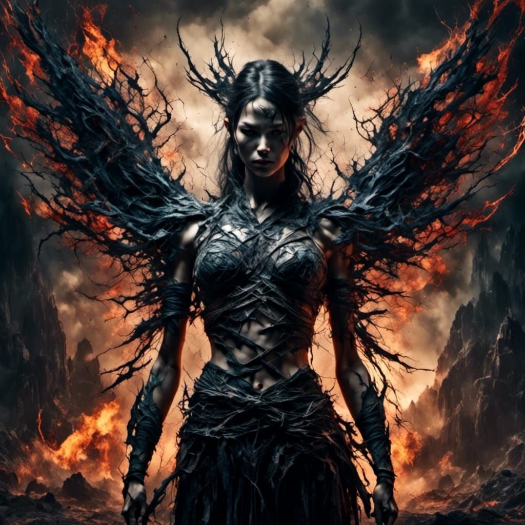 <lora:Dark:1.0> <lora:Dark fantasy realism:1.0> Tribal tattoo warrior