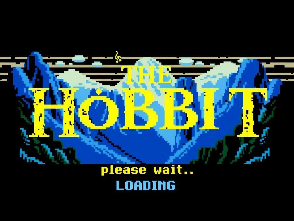 8-bit Hobbit Game Loading Screen