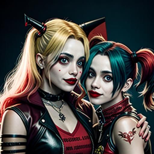 Harley Quinn and Her Pet Dragon