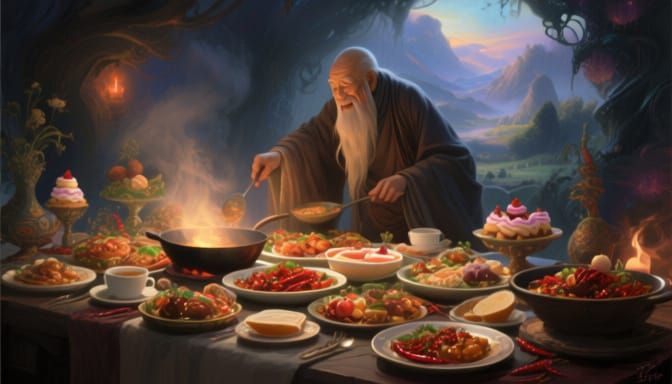 Sage's Feast: Culinary Art Nourishes Body and Soul