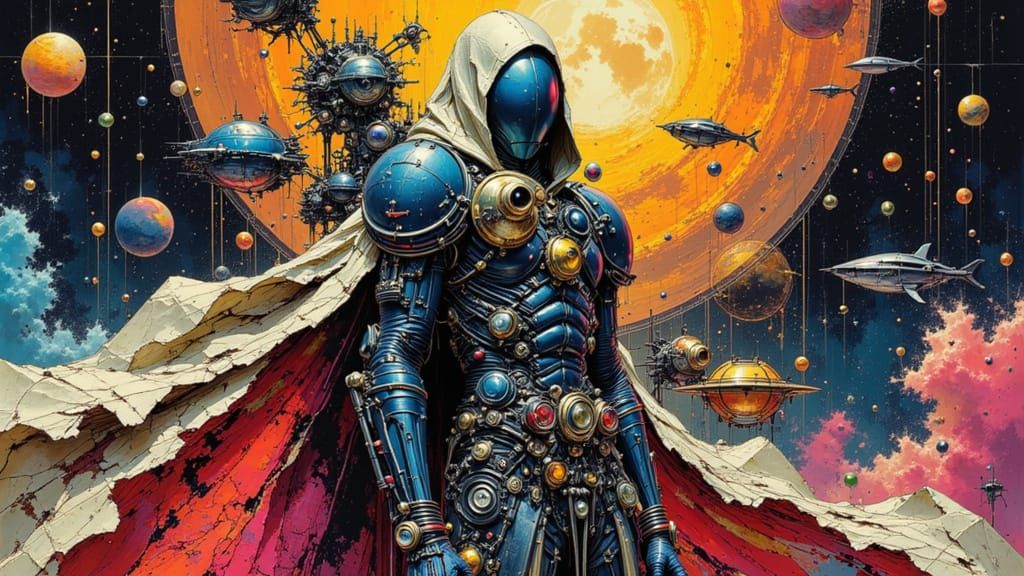 Dieselpunk Familiars in Retro Magic-Tech Fusion