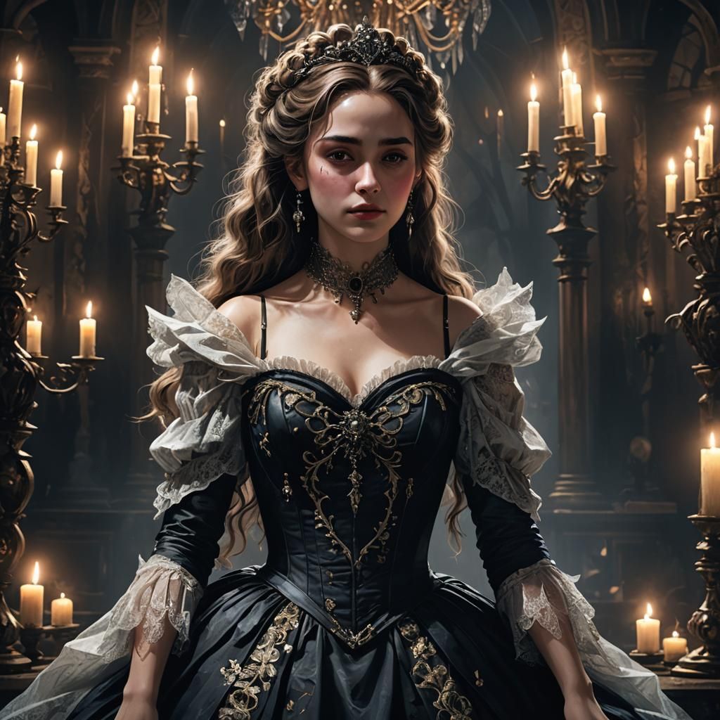 Christine Daae in Gothic Opera, Cinematic Portrait