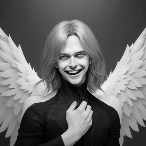 The angel of death A practiced grin, a playful wink,
Words t...
