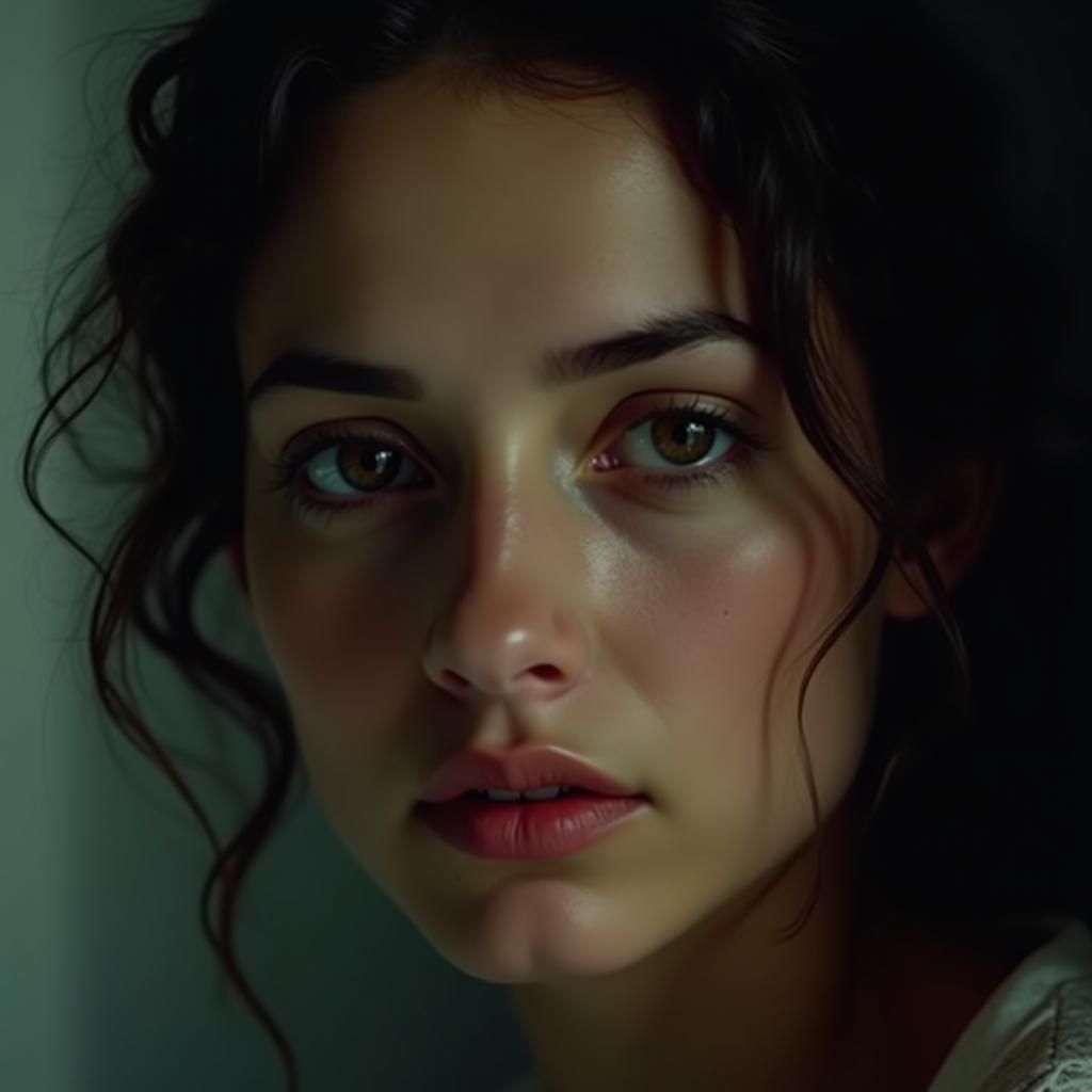 Ultra-Realistic Woman's Portrait with Cinematic Lighting