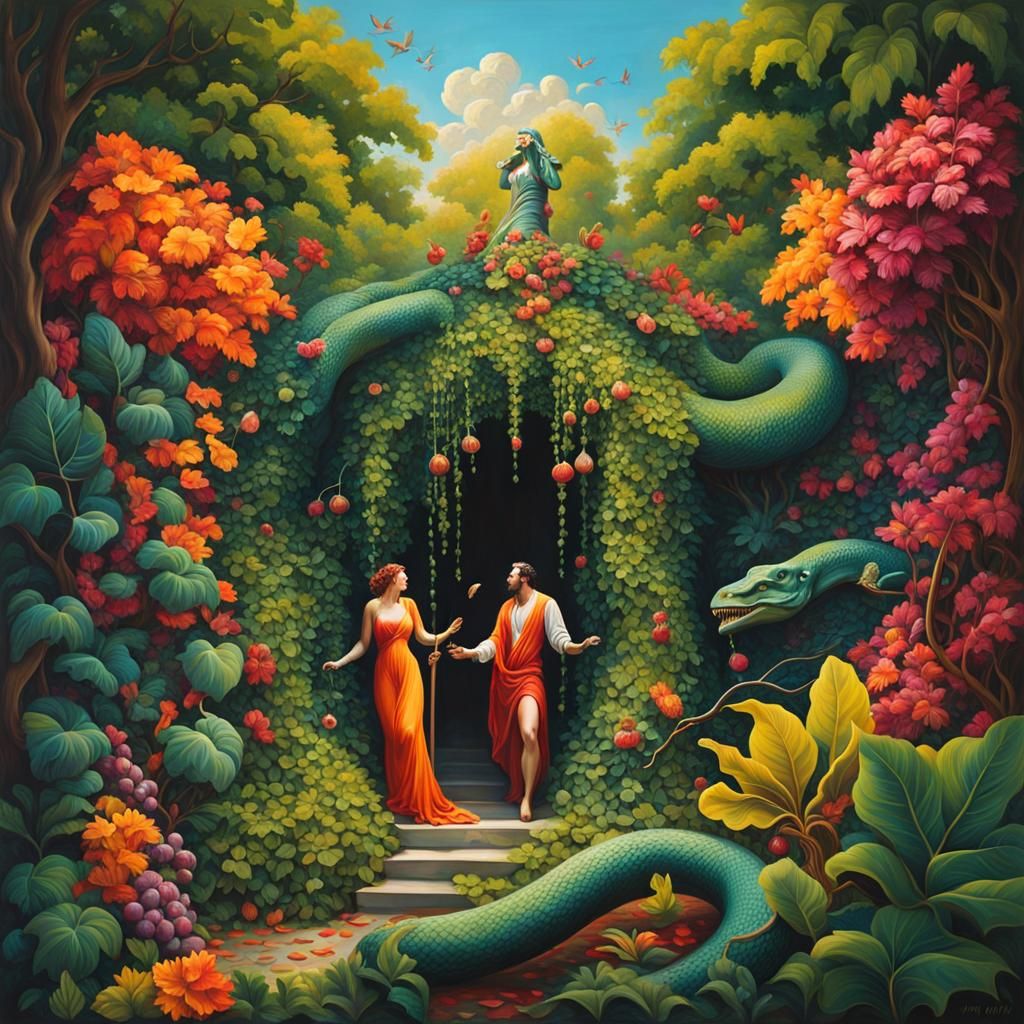 Fall of Man: Graffiti Art in the Garden