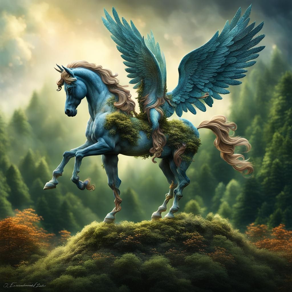 The Elemental Centaur Pegasus: Who knew nature could be so... predictable? With its blend of earth and sky, this element...