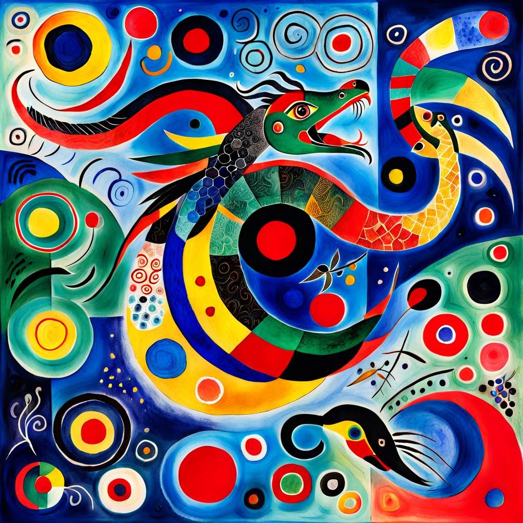 Abstractions #12 Quetzalcoatl