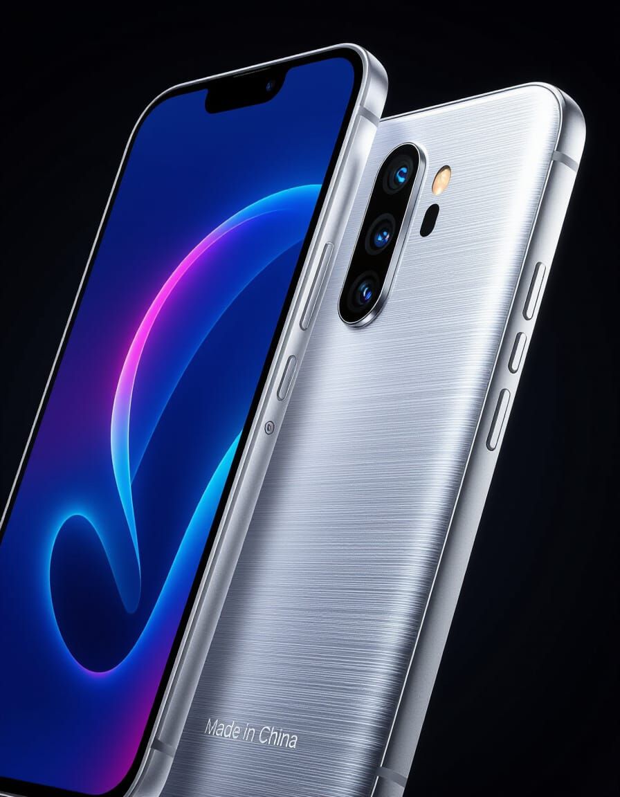 Sleek Minimalist Smartphone Product Photo