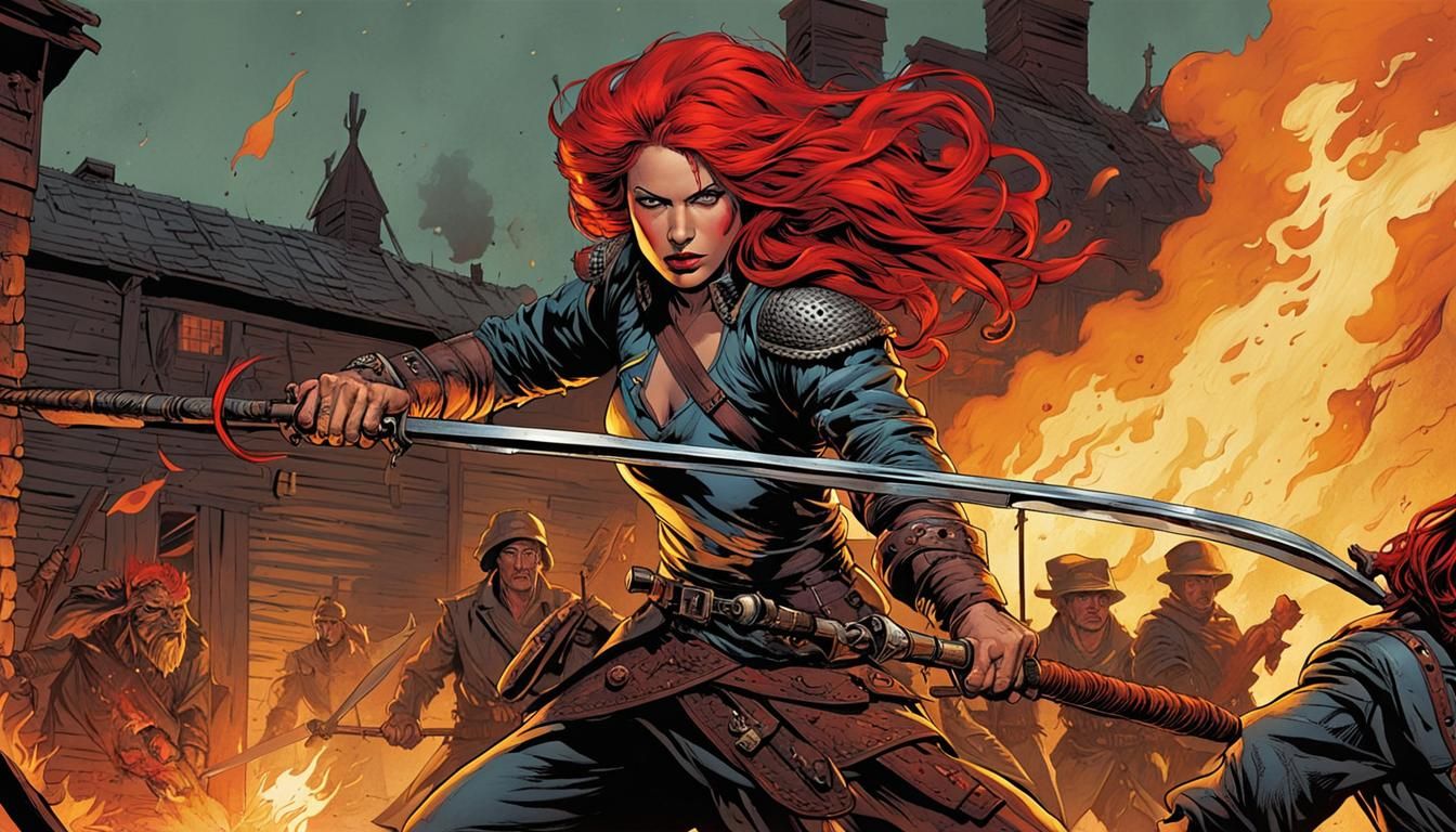 RED SONYA of ROGATINO, Robert E. Howard's Polish-Ukranian Freedom Fighter in 1920's High Adventure. Tonight's Episode In...