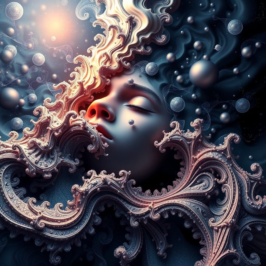 Abstract Memories: Fractal Wave Function in 3D