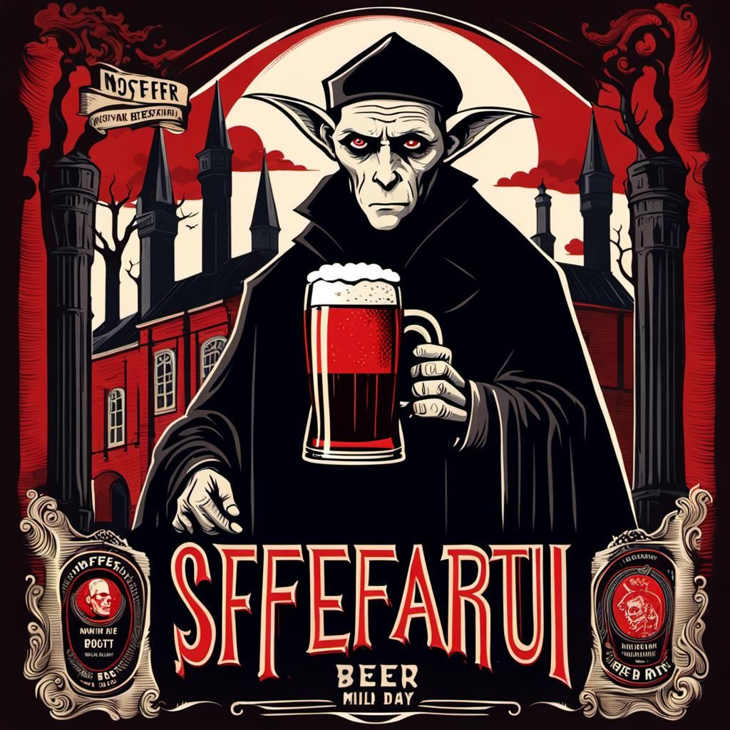 Nosferatu Red Beer for National Beer Day